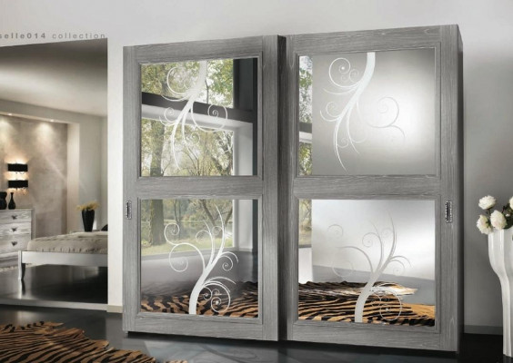 Wardrobe Closet Sliding Doors Cabinets Wood New Furniture Italian Furniture