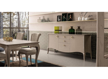 Chest of drawers sideboard shelf cabinet shelves solid wood furniture from Italy cabinets