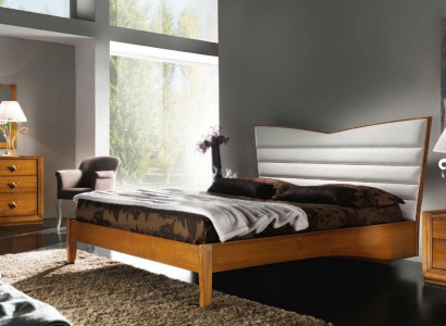 Luxury set bedroom bed nightstand double hotel beds upholstery design 3-piece set.