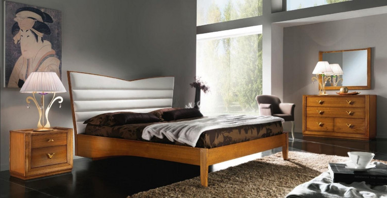 Luxury bedroom bed double bed wood upholstered beds double bed frame modern