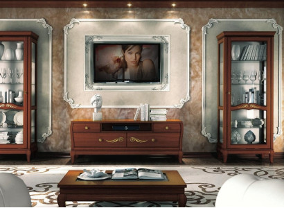 rtv set 3-piece living room display cabinet TV modern wood furniture cabinet style new group