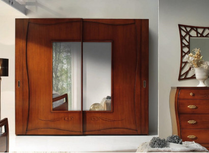 Wardrobe closets clothes cabinet luxury sliding doors design wood modern