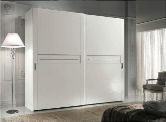 Wardrobe sliding doors bedroom cabinet wall cabinets wood mirror new