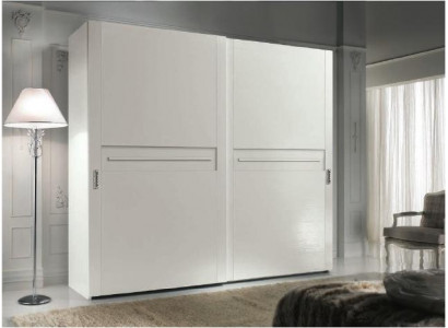 Wardrobe sliding doors bedroom cabinet wall cabinets wood mirror new