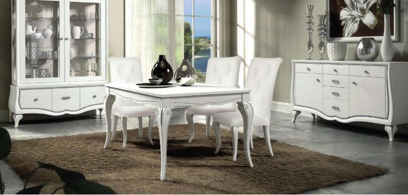 Table wood tables modern design dining room dining luxury Italy extendable dining table