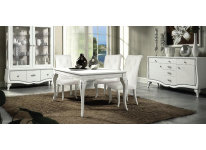 Table wood tables modern design dining room dining luxury Italy extendable dining table