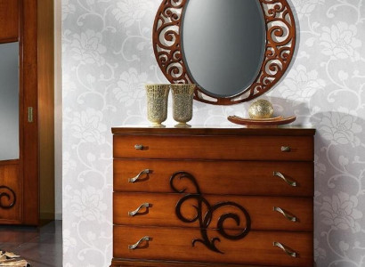 2-piece set: dresser, mirror, dresser group, console, cabinets, modern