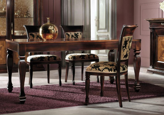 Dining Room Set Suite Sideboard Chairs 4x Display Cabinet Group Dining Suite Table 7-piece.
