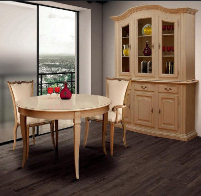 Dining room furniture solid wood display cabinet real wood sideboard glass new