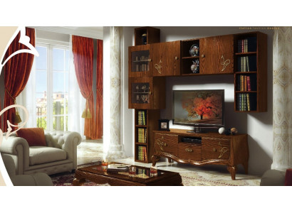 Classic group rtv set living room display cabinet tv modern wood furniture cabinet style