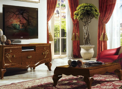 Lowboard cabinet rtv living room tv wood furniture cabinet classic sideboard new