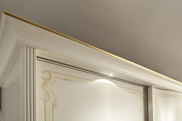 Wardrobe bedroom mirrors wardrobes closet white wood Italy