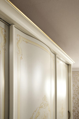 Solid wood wardrobe, bedroom furniture design wardrobe, white cupboards