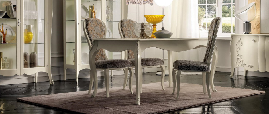 Dining set 5 pcs. Table set dining table 4 x chair set group