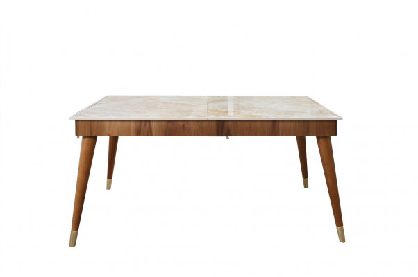 Dining room wooden tables dining set chair group new table with 4x design chairs 5-piece set