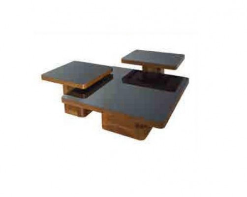 Living room wooden table set coffee table furniture wood glass set coffee tables