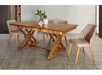 Dining room dining table table furniture furnishing tables Italian style furniture wood