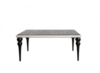 Marble-look dining table, dining room tables, furniture, kitchen dining tables, classic tables.