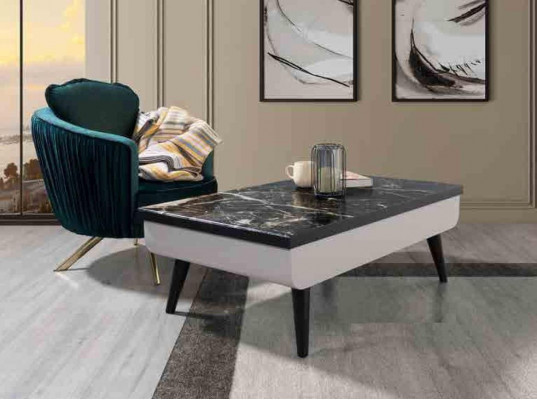 Coffee Table Side Table Living Room Wooden Tables Side Italian Style Gray Table