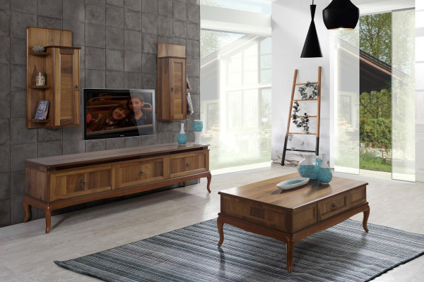 Living room wooden tables side Italian style table coffee table side table wood