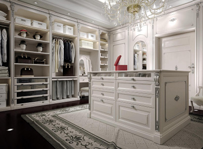 Walk-in Closet Luxury Classic Wardrobe Dressing Room Custom-Made