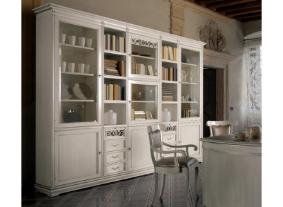 Office furniture, study bookshelf, wooden bookshelf with drawers design