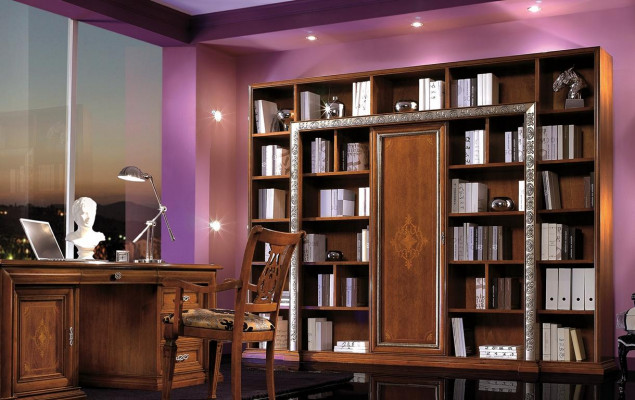 Office desk table office armchair cabinet set office furniture cabinets Italy solid