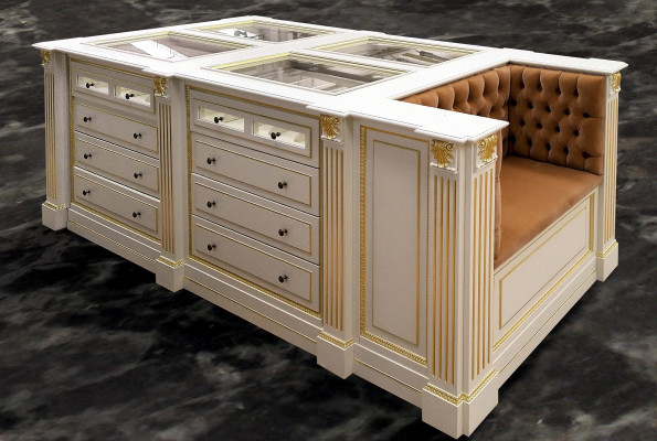 Island Walk-In Closet Dresser Dressing Room Dressers Stool Clothes