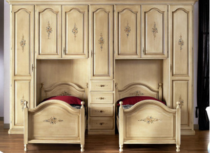 Classic wardrobe with beds hotel furnishings bed wardrobe set furniture