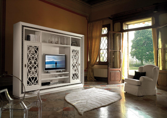 Cabinet Display Case Wood Living Room Furniture TV Wall Units Modern Design Wall Unit