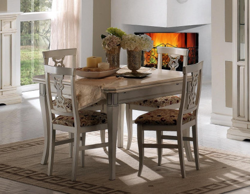 7-piece set wooden furniture chest of drawers 4x chair table display cabinet new group dining room set