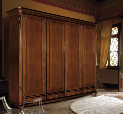 Wardrobe Vaccari cav giovanni solid wood bedroom wardrobe cabinets new