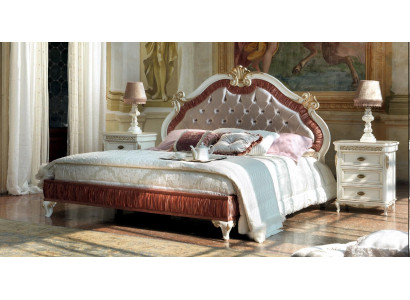 Modern design luxury bed furniture new bed 2x nightstands 3 pcs. bedroom set