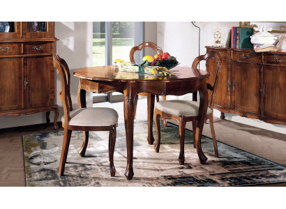 Dining room set chair dining table suite round tables chairs 4-piece wooden table solid wood