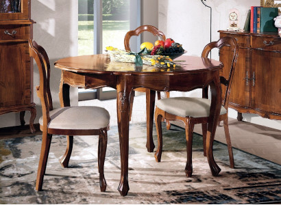 Dining room set chair dining table suite round tables chairs 4-piece wooden table solid wood