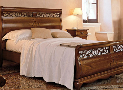 Double bed 2 nightstands solid wood bedroom furniture solid wood set new