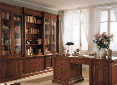 Office bookshelf cabinet wood office cabinet shelf cabinets display case Italian furniture