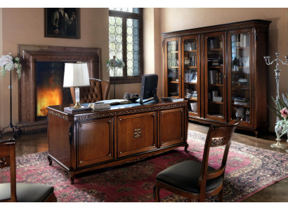 Design office desk writing desk armchair furniture table chair 2-piece solid wood