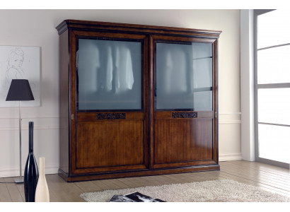 Bedroom sliding door wardrobe cabinet mirror clothing cabinets luxury furniture new