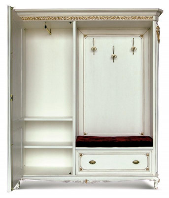 Coat rack outerwear wardrobe hallway mirror Italian wardrobe
