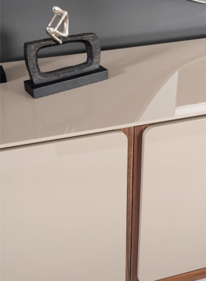 Living room sideboard wood beige style modern sideboard cabinet xxl