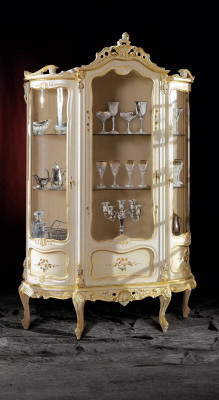 Living room cabinet design cabinet furniture glass new display case 3-door cabinet showcases