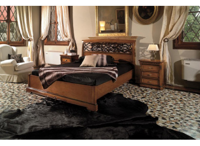 Bedroom furniture set Italian furniture nightstand solid wood 3-piece set