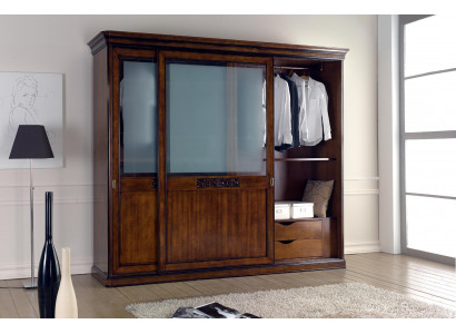 Wardrobe Bedroom Closet Luxury Vaccari cav giovanni Solid Wood New