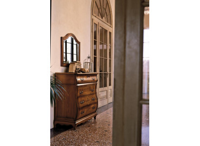 Dresser Sideboard Cabinet Wood Dressers Italian Furniture Solid Mirror 2-piece