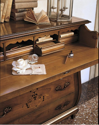 Dresser Sideboard Cabinet Wood Dressers Italian Furniture Solid Mirror 2-piece