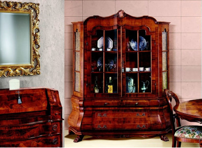Showcase with 2 Doors Cabinet Display Living Room Cabinets New Furniture Glass Italy