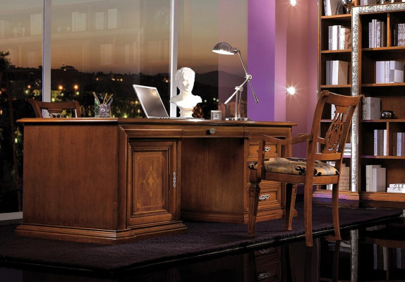 Desk chair tables study room office desk table massive 2-piece set office
