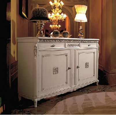 Dining room cabinets, country-style sideboard, freestanding wooden furniture, buffet cabinet, new.