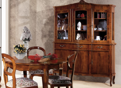Sideboard Display Cabinet Glass Cabinet Wooden Solid Furniture Italy Glass